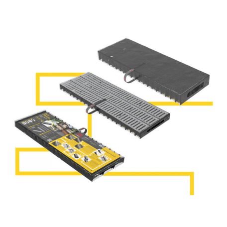Garázscsomag folyóka G-DRAIN standard fémráccsal 100/70 