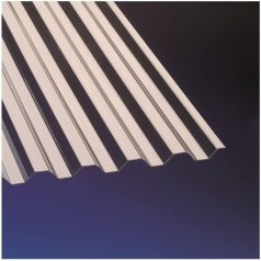 PC trapéz műanyag profillemez 2,5x0,9 bronz