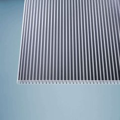 Polikarbonát lemez Zebra 16mm 3500 x 980 mm Antracit