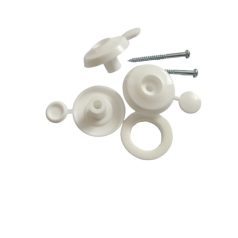   Polikarbonátlemez leszorító korong fehér 10mm polikarbonáthoz 10db