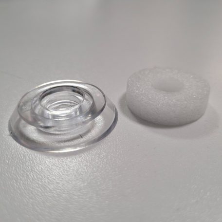 Polikarbonátlemez leszorító korong átlátszó 10mm polikarbonáthoz 25db/csomag