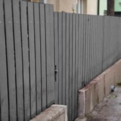 G-Guard WPC kerítéselem szürke sík 80x12x1000