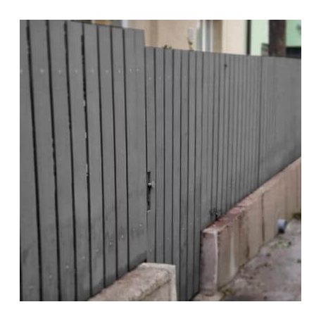 G-Guard WPC kerítéselem szürke sík 80x12x1000