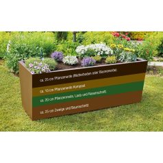 Magaságyás Valenta200 2000X900X800mm antracit Ggarden