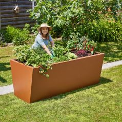   Magaságyás Valenta200 2000x900X800mm rozsda vörös Ggarden