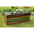 Magaságyás Valenta200 2000x900X800mm rozsda vörös Ggarden