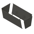 Magaságyás Valenta150 1500X900X800mm rozsda vörös Ggarden