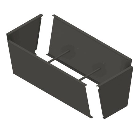 Magaságyás Valenta150 1500X900X800mm rozsda vörös Ggarden