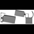 Terasztető pro antracit 5000 X 3000 MM - PC víztiszta