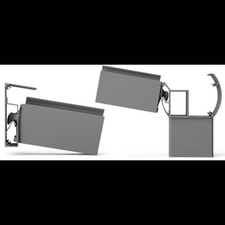 Terasztető pro antracit 4000 X 4000 MM - PC víztiszta