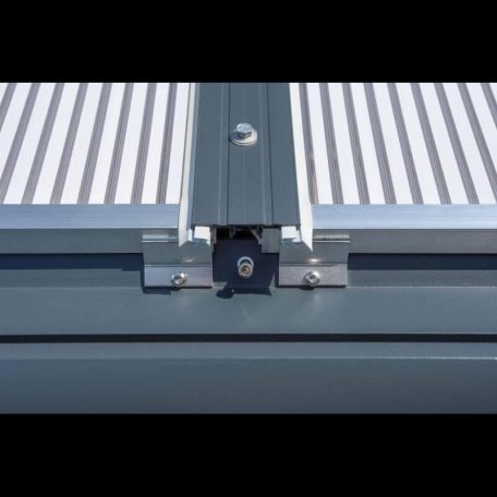 Terasztető pro antracit 4000 X 4000 MM - PC víztiszta