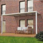 Terasztető pro antracit 4000 X 4000 MM - PC víztiszta